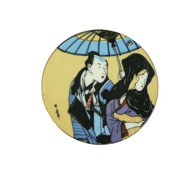 Sauce Dish Japanese original decal Traditional Costume Male Female - Picture 5 of 10